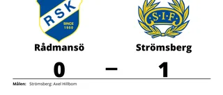 Första segern för säsongen för Strömsberg