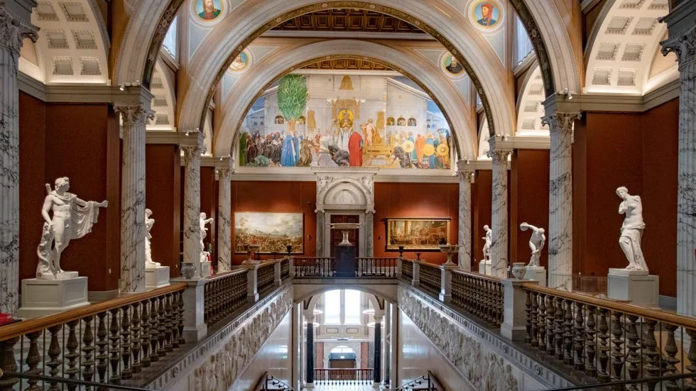 Bilden är från nyrenoverade Nationalmuseum som enligt visitstockholm är ett av många museer med gratis inträde.