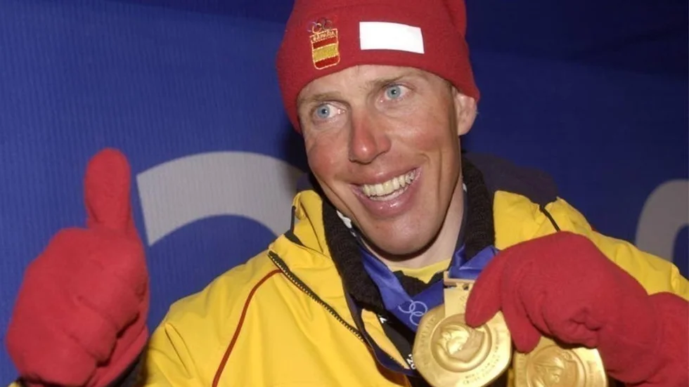 Johan Mühlegg med två guldmedaljer. Som han inte fick behålla!