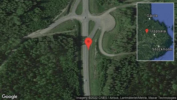 Trafikolycka på väg 56