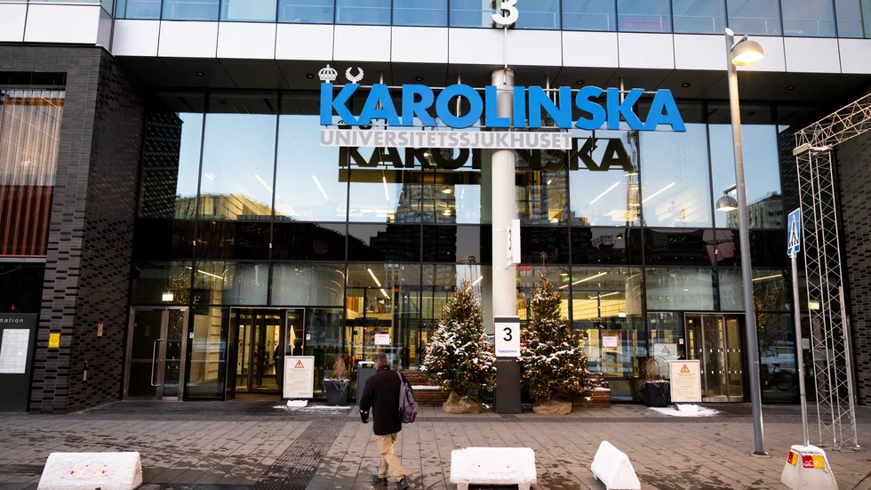 Kliniken för gynekologi och reproduktion på Karolinska universitetssjukhuset i Solna har möjlighet att hjälpa gravid kvinnor på flykt. Arkivbild.