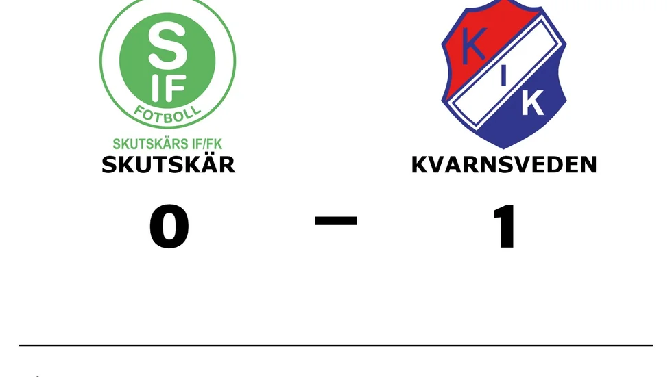 Skutskärs IF FK förlorade mot Kvarnsvedens IK
