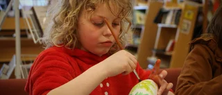 Äggjakt på bibblan • Ella, 6 år: "Man fick följa spåren efter haren"