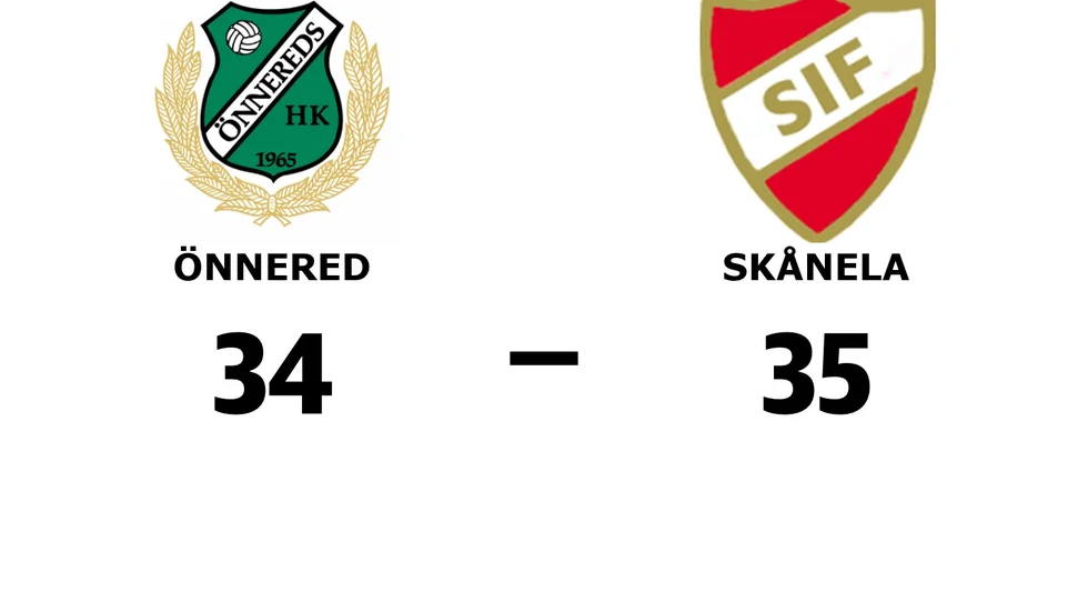 Önnereds HK förlorade mot Skånela IF