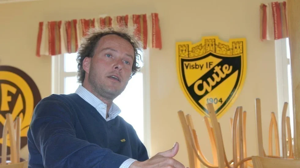 Krister Fingal, ordförande i FC Gute.