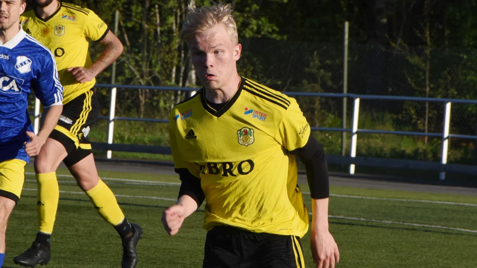 Pontus Kägo Bragsjö gör sitt första KM med Vimmerby IF.