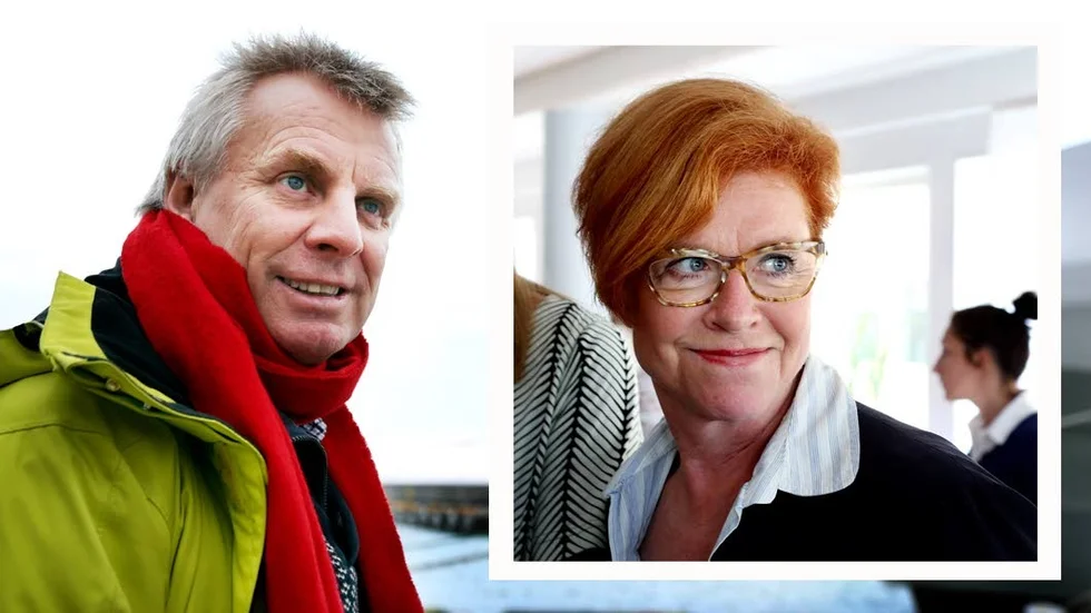 Pigge Werkelin och Cecilia Schelin Seidegård.