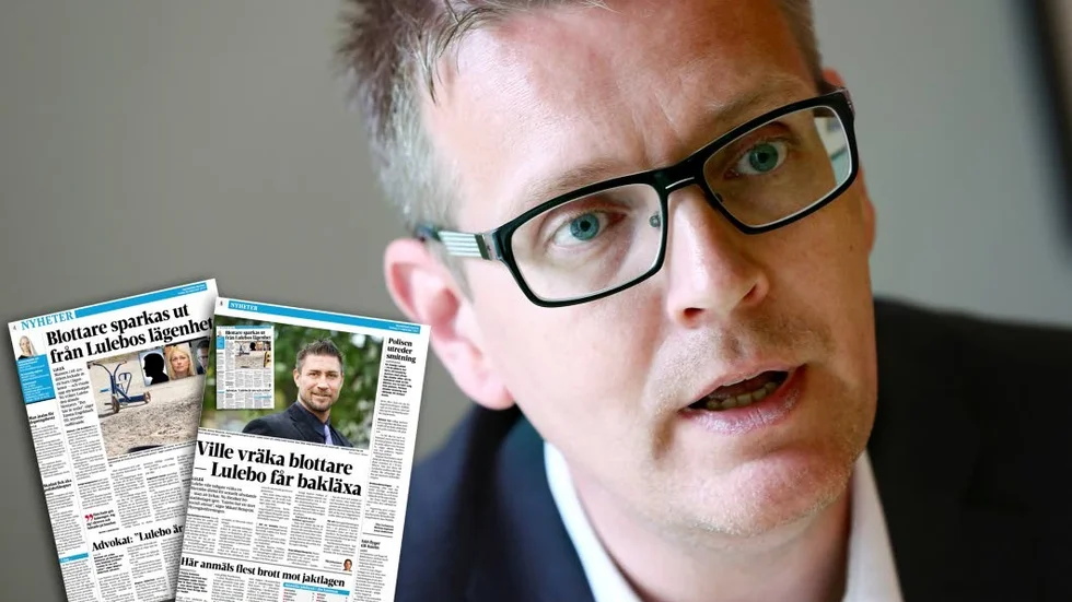 IFRÅGASATT. Lulebos styrelsebeslut att vräka en socialt utsatt blottare får kritik – men moderaten Mattias Karlsson försvarar sig. "Vi kan inte ta hänsyn till hans problem", säger han.
