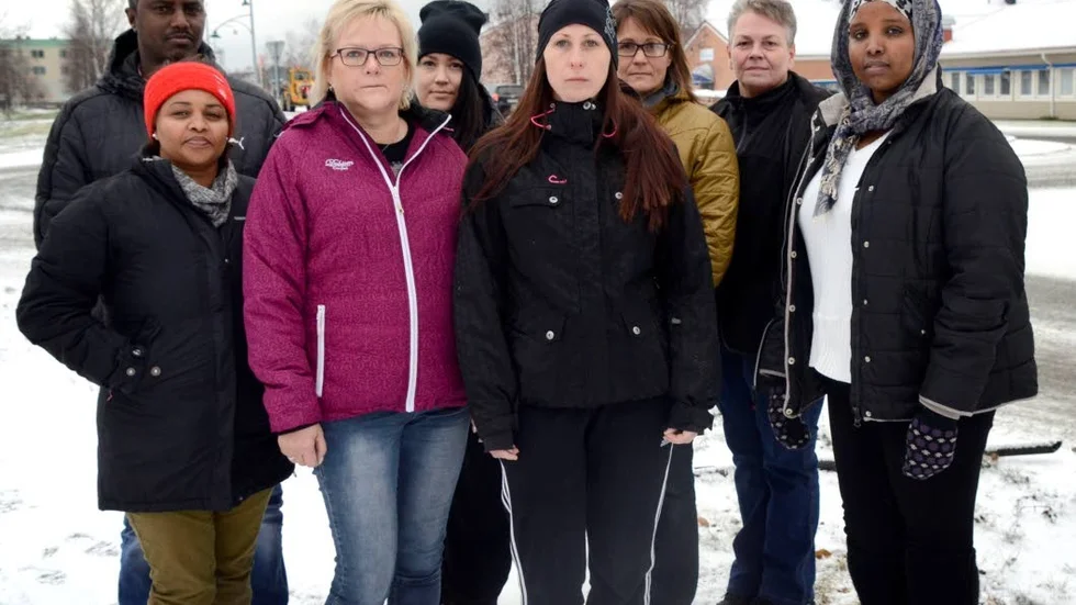 Kursdeltagare. Daniel Sium, Titti Berhane, Lena Jakobsson, Anneli Lindqvist, Annica Andersson, Lena Jönsson, Irma olofsson och Naima Ahmed.