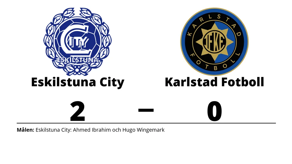 Eskilstuna City FK vann mot IF Karlstad Fotbollutveckling