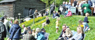 Blågult firande vid Hängengården