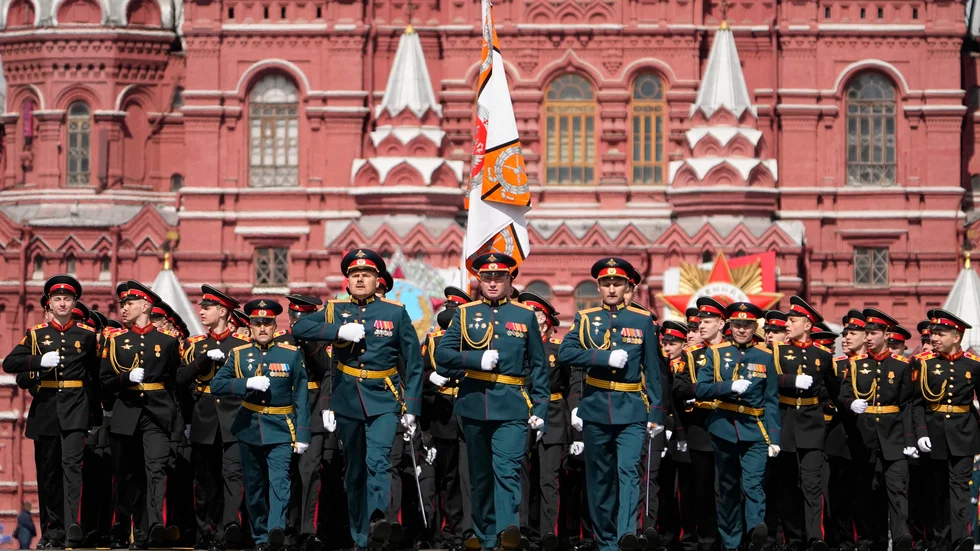 Segerdagsparaden i Moskva.