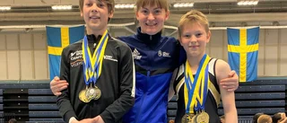 Flera medaljer till duo från Visbygymnasterna