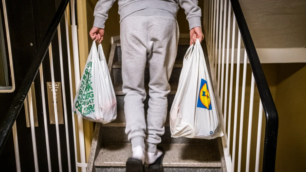Matkassen krympte. Arkivbild.