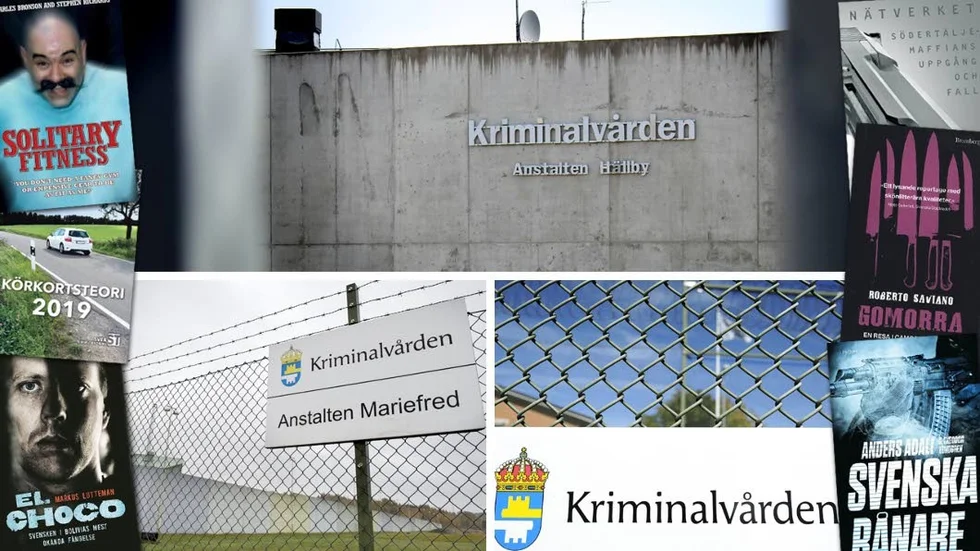 Böcker om grova brott med också om träning och bilkörning. Vi har listorna på vilka böcker som är mest utlånade på anstalterna i Sörmland.