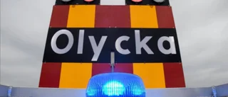 Trafikolycka på E 20 – en förd till sjukhus