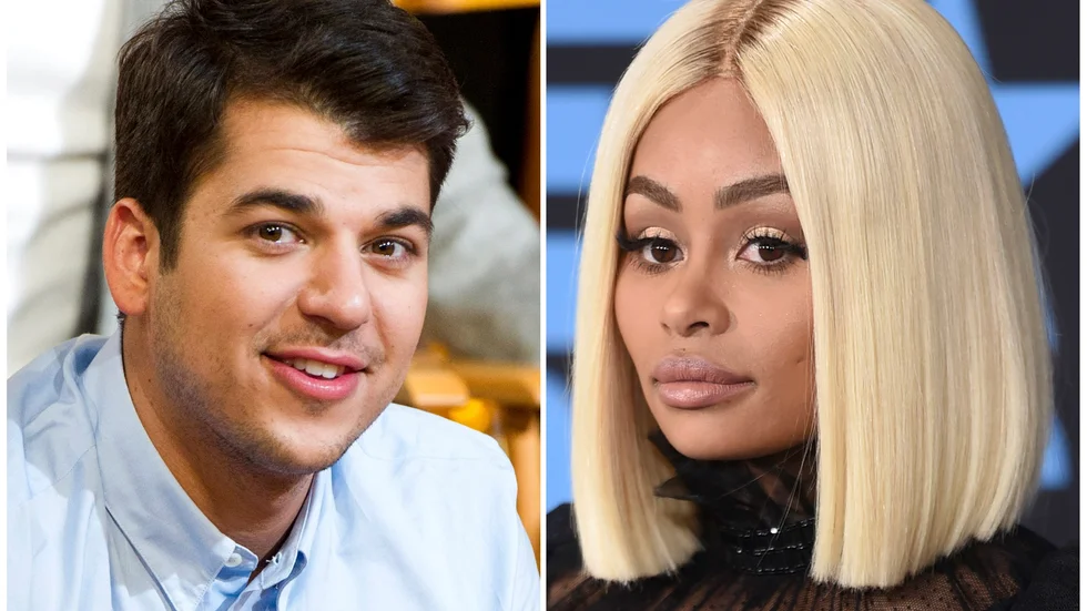 Rob Kardashian och Blac Chyna var förut ett par. Arkivbild.