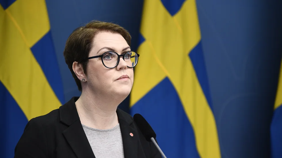 Socialminister Lena Hallengren (S). Arkivbild.