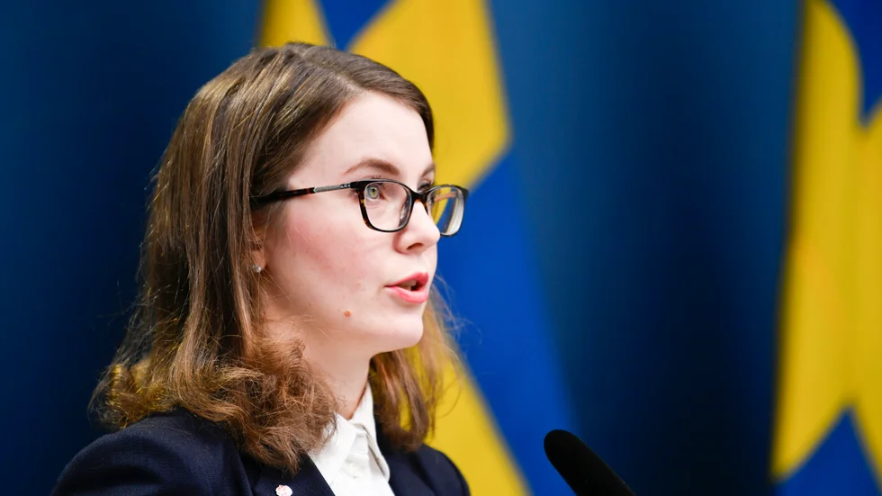 Civilminister Ida Karkiainen (S). Arkivbild.