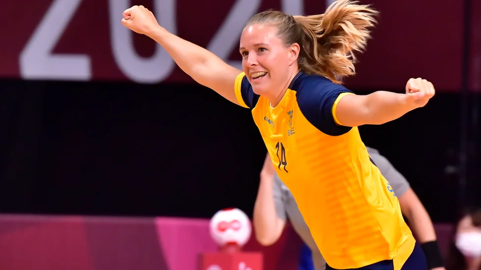 Johanna Westberg under OS i fjol. Nu meddelar handbollsstjärnan att hon lägger av.