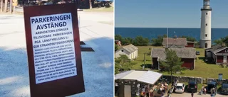 Nu har parkeringen vid Fårö fyr stängts av – efter ännu ett avslag