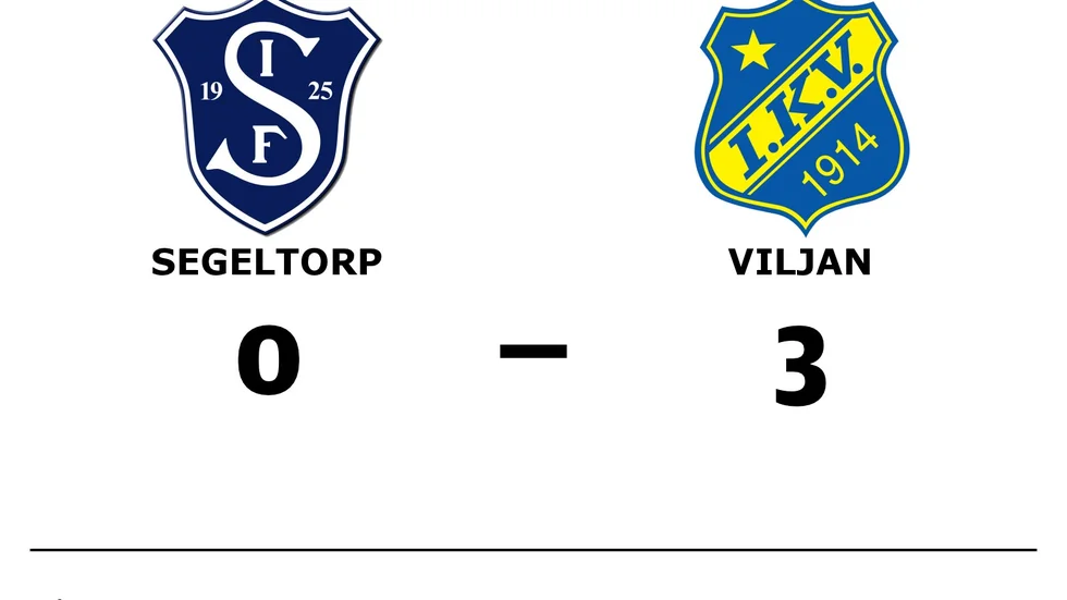 Segeltorps IF förlorade mot IK Viljan Strängnäs