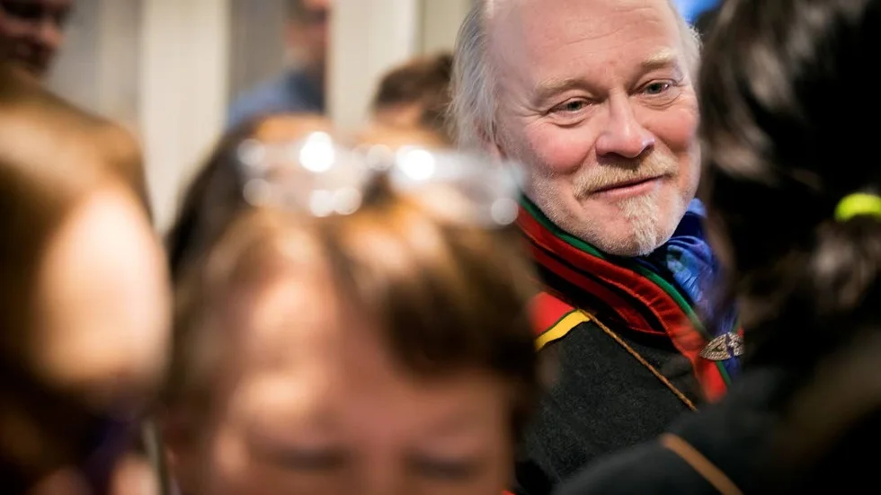 Viktigt mål. Matti Berg, Girjas sameby, under rättsprocessen om Gallok, vilken Anja Storelv menar var en av de största händelserna i Sapmi det senaste året.