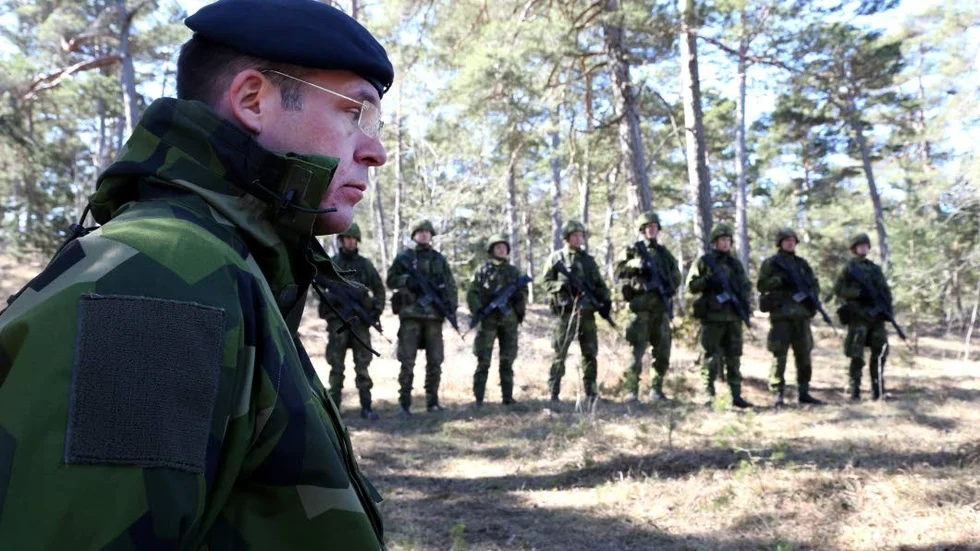 Överste Mattias Ardin, chef för Försvarsmakten på Gotland.