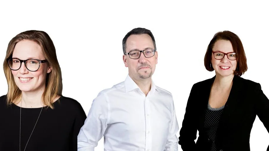 Greta Wimander, Go business Piteå, Pär Johansson, LTU business innovationsstöd, och Lena Callne, skribent/producent/moderator, Callne communications AB, Boden.