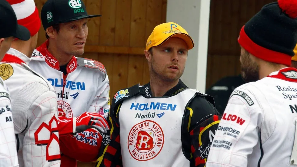 Jason Doyle och Thomas H Jonasson i Rospiggarna har snart kört färdigt för säsongen.