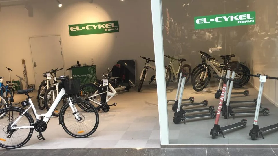 Företaget El-cykeldepån har öppnat sin första butik i Gränbystaden.