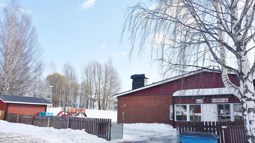 Kyrkkläppens förskola i vintras.
