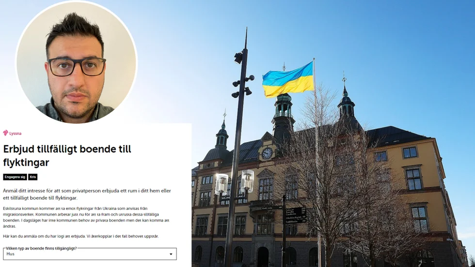 "Det har redan kommit in 20 anmälningar från folk som vill hjälpa till sedan vi öppnade formuläret", säger stabschef Arman Sendi.