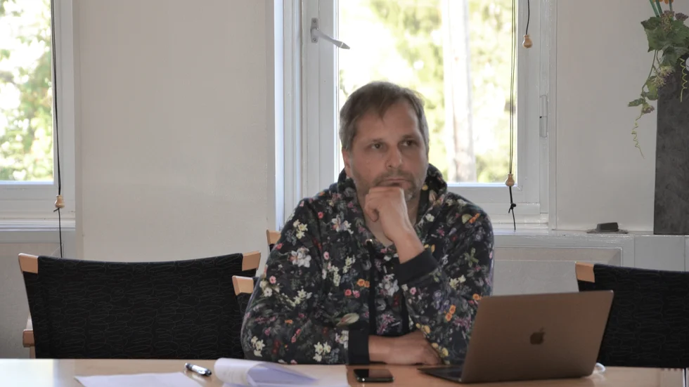 En bekymrad Henrik Blind.
