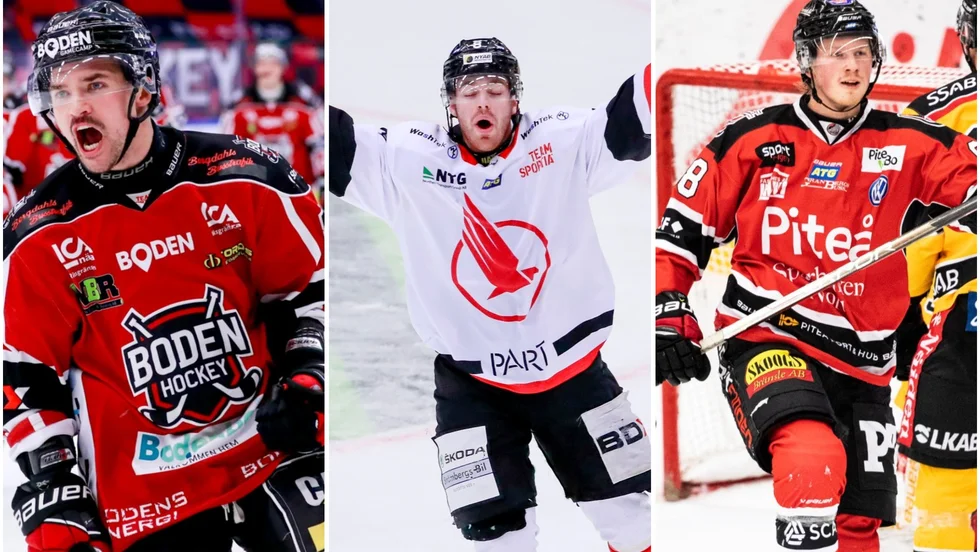 Under söndagen blev det klart vilka motståndare de norrbottniska lagen får i kvartsfinalspelet i hockeyettan.