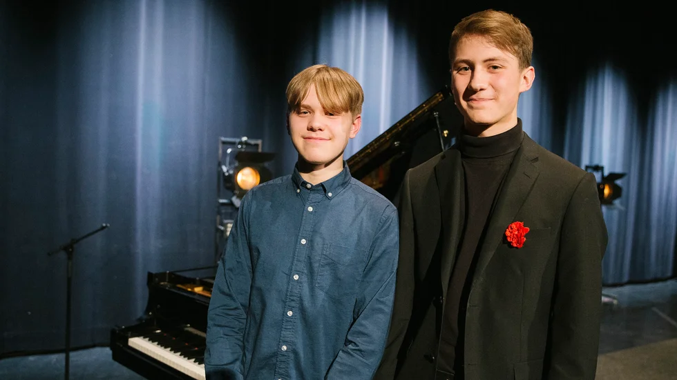 Edwin Hamstedt och Frey Franzén Garuz vann den gotländska upplagan av Imagine Sweden. Nu väntar finalen i Eskilstuna i maj.