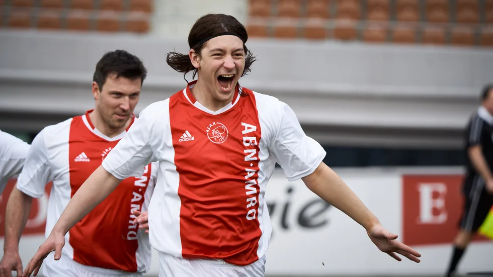 Granit Rushiti är Zlatan i "Jag är Zlatan". Pressbild.