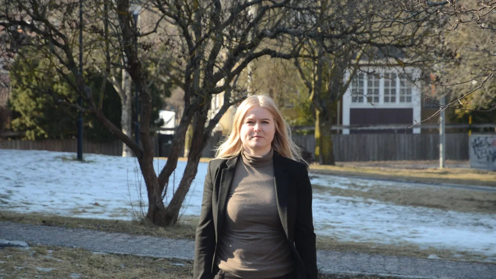 "Det känns otroligt stort att väljas till ledare för socialdemokraterna i Gnesta", säger Linda Lundin, 34.