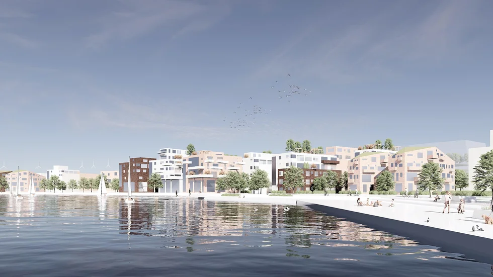 Linköping år 2122, staden omger Roxen. Ett eventuellt resecentrum utmed E4 hamnar då i ett centralt läge, skriver debattören.