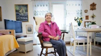 Kerttu Ström är en av de boende.