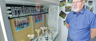 Ställer ut fotbollshistoria