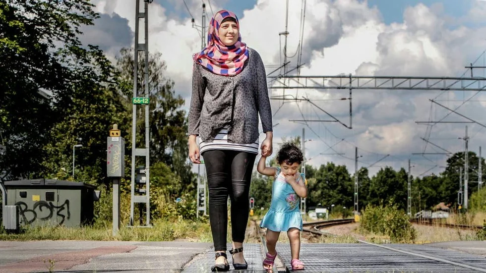 Shaimaa Al Khatib och dottern Rama Isabella är tillbaka i hemstaden Uppsala. Men flera familjemedlemmar är fortfarande kvar i krigets Gaza.