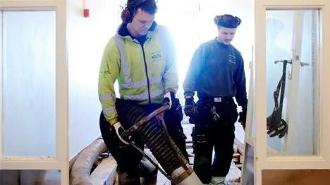 Relita under en renovering på Akademiska Sjukhuset.