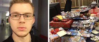 Samlar julklappar till sjuka barn