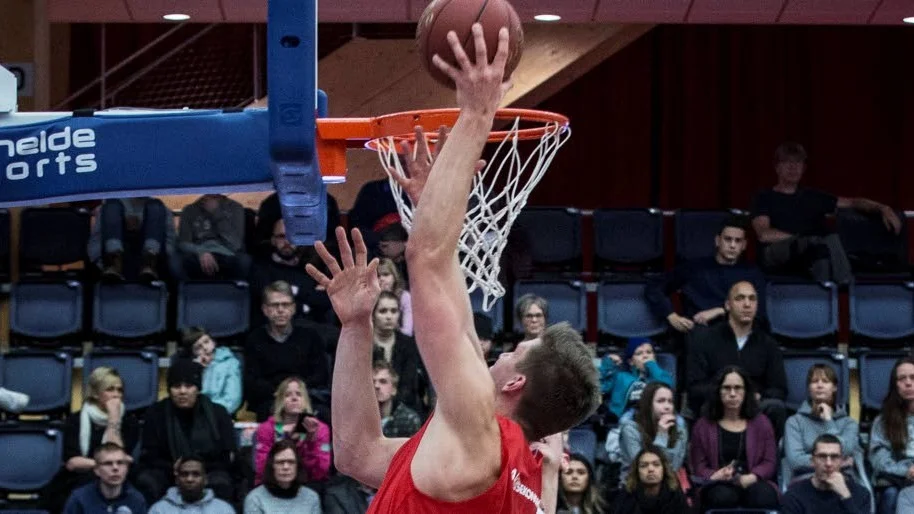 Stigande form. Anton Gaddfors i en match mot Malbas.