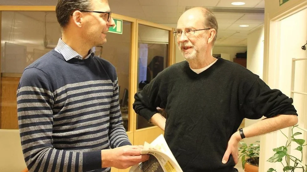 Mikael Wiik, NTM och Roger Pettersson, chefredaktör för EP.