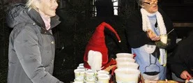 Förkänsla av jul lockade