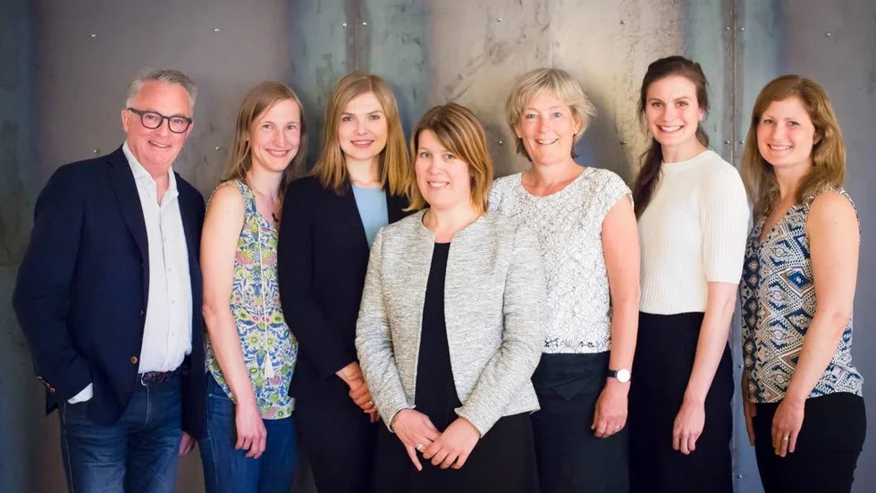 Vinnarteam. Teamet från Immuneed är en av vinnarna av Bona Postulata. Frv står Göran Beijer, Gunilla Törnqvist, Justyna Leja-Jarblad, Sara Mangsbo, Gunilla Ekström, Frida Lindqvist och Erika Fletcher.