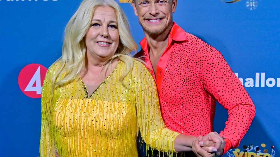 Tv-personligheten Mia Parnevik och dansaren Tobias Karlsson siktar på revansch. Arkivbild.