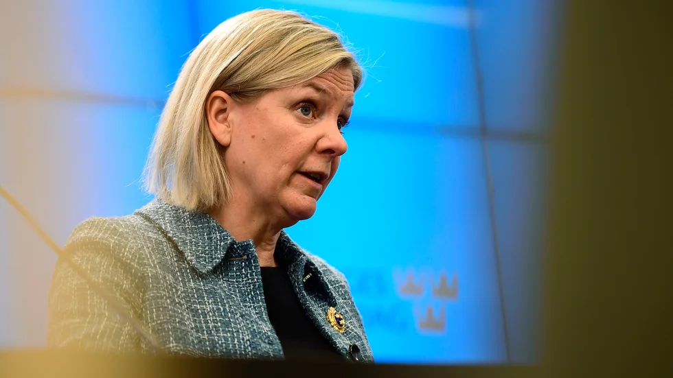 Statsminister Magdalena Andersson (S) säger att regeringen ännu arbetar med frågan om Sverige kan bidra med ytterligare vapen till Ukraina.